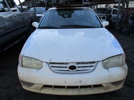 2002 TOYOTA COROLLA CE WHITE 1.8L AT Z16522